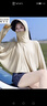 啄木鳥防曬衣女2024夏季新款upf50+透氣披肩斗篷黑膠護(hù)手防曬服 卡其色 F(80-140斤) 曬單實(shí)拍圖