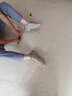 鴻星爾克男鞋休閑鞋夏季舒適板鞋軟彈運動(dòng)女跑步鞋軟底滑板鞋情侶運動(dòng)鞋子 51124202287-803（男款） 42 曬單實(shí)拍圖