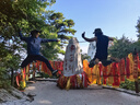 神火（SupFire）戶(hù)外登山杖非碳纖維折疊伸縮專(zhuān)業(yè)手杖徒步爬山防身登山棍老人拐杖 曬單實(shí)拍圖
