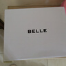 百麗（Belle）小粉鯨拼色老爹鞋女25春季新商場(chǎng)款厚底運(yùn)動(dòng)休閑鞋D7A1DAM5 灰/粉 37 (235mm) 曬單實(shí)拍圖