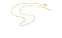 周大福滿天星光珠基礎(chǔ)鏈足金黃金項鏈(工費360)45cm 約3.2g EOF1627 曬單實拍圖