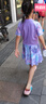 特步（XTEP）兒童泳衣女童連體裙擺游泳衣女大中小童寶寶溫泉泳裝女 紫色 16# 曬單實(shí)拍圖
