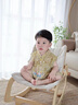 G.DUCKKIDS小黃鴨嬰兒連體衣夏季薄款嬰兒衣服國(guó)風(fēng)漢服寶寶周歲禮服百日宴 黃色 73cm 73碼7-9個(gè)月建議13-18斤cm 曬單實(shí)拍圖