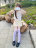 榮西圖（RONGXITU）歐咪兔制服女日系學(xué)院風(fēng)可愛甜美水手服短袖刺繡裙套裝廣州十三行 黃色短袖+百褶裙+三角巾+環(huán)扣 M 曬單實(shí)拍圖