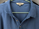 AIGLE艾高春夏款男士高端戶(hù)外休閑速干上衣輕奢短袖POLO衫T恤 月光藍 AS602 XXL(190/104A) 曬單實(shí)拍圖