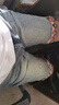 真維斯（Jeanswest）牛仔短褲男2025夏季破洞休閑男士五分褲寬松潮流彈力沙灘褲中褲 820淺藍(lán) 32 曬單實(shí)拍圖