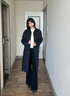 波司登（BOSIDENG）2025新款輕薄90鵝絨服女長(zhǎng)款小香風(fēng)菱格襯衫領(lǐng)保暖外套B250134188 暮色深藍(lán)|5995 M 165/88A 體重約110-120斤 曬單實(shí)拍圖