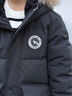 巴拉巴拉balaOne童裝兒童羽絨服男女童2025冬季加厚保暖長款外套寶寶上衣 黑色90001-灰鴨絨 130 （充絨量181g） 曬單實(shí)拍圖