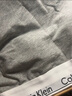 Calvin Klein內(nèi)衣【摩登引力帶】女士ck無鋼圈輕運(yùn)動內(nèi)搭T恤式文胸QF7213AD P7A-椰青灰 M 推薦75B-85A 曬單實拍圖