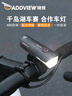 騎視（Addview）自行車(chē)燈前燈夜騎燈USB充電手電筒山地車(chē)燈騎行裝備 曬單實(shí)拍圖