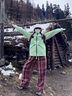 迪卡儂（DECATHLON）硬殼沖鋒衣男女春秋登山防風(fēng)防水單層夾克風(fēng)衣運動外套MH500 2024 女款-蘋果綠-亞洲版-2025年新 L 曬單實拍圖