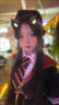薇戀夢(mèng)嵐魔法少女lolita小女巫煉金黑暗系洛麗塔連衣裙 套裝op洋裝 黑色op(不含帽子) S 7090斤 曬單實(shí)拍圖