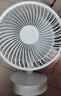 桌面小風(fēng)扇靜音空氣循環(huán)USB可充電臺(tái)式家用辦公室學(xué)生宿舍床頭大風(fēng)力便攜制冷電風(fēng)扇大扇面 白色-四檔風(fēng)力調(diào)節(jié)+充電款 曬單實(shí)拍圖