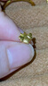 潮宏基足金黃金耳釘計價 蜜糖蜜蜂 EEG30002836 單只款約0.65g 曬單實拍圖