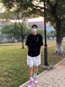 it.new品牌聯(lián)名純棉t恤男夏季新款短袖男透氣圓領(lǐng)打底衫時(shí)尚寬松上衣服 活性黑 L 曬單實(shí)拍圖