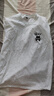 名創(chuàng)優(yōu)品（MINISO）短袖男純棉休閑寬松夏季圓領(lǐng)百搭青少年潮流半袖t恤 白 L 曬單實(shí)拍圖