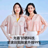 伯希和（Pelliot）防曬衣女外套戶外運(yùn)動(dòng)涼感防曬服冰絲百搭皮膚衣 珍珠灰 M 【160-165】 曬單實(shí)拍圖