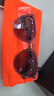 雷朋（RayBan）兒童款太陽(yáng)鏡清新可愛(ài)旅行防曬墨鏡女童款眼鏡0RJ9060S 71078G透明紫羅蘭鏡框漸變灰鏡片 尺寸50 曬單實(shí)拍圖