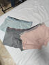 Charm Kapok男士?jì)妊?025新款100%全棉襠質(zhì)感透氣運動(dòng)平角寬邊四角短褲粉色 (3條)淺粉+深灰+淺藍 3XL 推薦150-169斤 曬單實(shí)拍圖