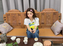 嘉蝶龍舟服運動(dòng)套裝男女短袖龍紋班服團隊服訓練服端午劃龍船比賽衣服 藍色短褲套裝 l 曬單實(shí)拍圖
