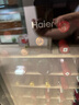 海爾（Haier）150升一級(jí)能效52瓶裝均溫紅酒柜 客廳辦公室葡萄酒冷藏家用酒柜WS052WGHUD1以舊換新 曬單實(shí)拍圖