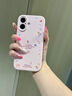 圣圖朗新款碎花涂鴉適用iPhone16plus蘋果14PromAX手機(jī)殼15AI全包13簡(jiǎn)約磁吸11液態(tài)硅膠植絨12防摔保護(hù)套 液態(tài)硅膠【碎花涂鴉】砂粉色  iPhone16 曬單實(shí)拍圖
