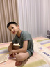 貓人（MiiOW）兒童睡裙割包皮術后專用衣服男童莫代爾夏款男孩睡衣手術裙子睡袍 淺綠 140  【建議身高130-140】 曬單實拍圖