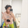 歌百夢(mèng)派大星短褲 短袖同款沙灘褲夏T恤海邊速干五分褲睡褲套裝ins男女1 KONZEN表情粉色短袖+派大星綠褲 L 建議90-110斤 曬單實(shí)拍圖