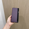 三只貓咪適用華為mate70pro手機殼mate70全包保護套mate70磁吸翻蓋mate60pro頭層牛皮mate6輕奢高檔女款 【紫色】頭層牛皮-磁吸翻蓋-智能視窗 華為 Mate70pro+ 曬單實(shí)拍圖