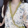 貓人睡裙女夏季2025年新款帶胸墊可外穿高級短袖中長(cháng)款和服裙家居服 卡其小熊 【布料柔軟-免穿文胸】 L 【體重約100-120斤】 曬單實(shí)拍圖
