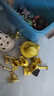 黃金版外國山海經(jīng)手辦通通通木棍腳樹青蛙鯊魚抽象桌面擺件公仔 金色融合怪 曬單實拍圖