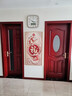 佐羅曼新中式玄關(guān)裝飾畫九魚圖正對(duì)門入戶走廊過(guò)道壁畫豎版掛畫掛墻壁 福氣到來(lái)A 80*160 鋁合金+晶瓷（不帶燈） 曬單實(shí)拍圖