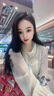 DPLAY【度假系列】2025年秋季新款藍色連衣裙女沙灘裙子長(cháng)袖短裙 莫奈藍調花海 XL 曬單實(shí)拍圖