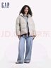 GAP女裝秋冬美式休閑寬松立領(lǐng)羽絨服時(shí)尚簡(jiǎn)約保暖外套619762 曬單實(shí)拍圖