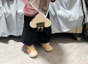 kids.ing【網(wǎng)面透氣學(xué)步鞋】男女寶寶春夏1-3歲嬰兒鞋 杏色 18  曬單實(shí)拍圖