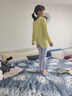 優(yōu)優(yōu)1點(diǎn)（Yoyo one）女童防曬速干套裝夏季涼感長袖T恤兒童短褲網(wǎng)球訓(xùn)練服大童運(yùn)動(dòng)服 19690黃色【防曬T恤UPF50+】 150 150cm 曬單實(shí)拍圖