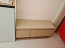 尋巧（SPERMEK）鞋柜換鞋凳入戶門口感家用坐凳一體輕奢進門玄關鞋架穿鞋凳子可坐 【奶咖色100CM】可放45碼 曬單實拍圖