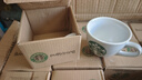 星巴克（Starbucks）陶瓷水杯家用辦公室公司慶典活動小禮品帶勺整套馬克杯咖啡杯 P款 曬單實拍圖