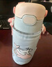 膳魔師（THERMOS）兒童吸管杯12M+便攜吸管杯Tritan學(xué)生水杯粉色420ml BBSD 曬單實(shí)拍圖