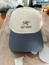 ARC'TERYX始祖鳥 BIRD WORD CAP 透氣 男女同款 彎檐帽 極地白/層云藍(lán) L-XL 曬單實(shí)拍圖