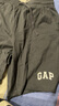 GAP男裝2025夏季新款印花logo輕薄抽繩運動(dòng)短褲寬松休閑褲727013 灰色 M (170/80A) 亞洲尺碼 曬單實(shí)拍圖