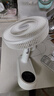 長虹（ChangHong）壁扇壁掛式電風扇家用小型廚房衛(wèi)生間免打孔安裝掛墻壁式空氣循環(huán)風扇 白色遙控 加大款【免釘膠】加長線 曬單實拍圖