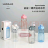 樂(lè)扣樂(lè)扣（LOCK&LOCK）鯊鯊杯運(yùn)動(dòng)水杯Tritan便攜男女學(xué)生塑料杯露營(yíng)戶(hù)外水杯650毫升 白色-ABF975WHT- 650ml 曬單實(shí)拍圖