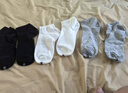 京東京造【純棉100%】6雙男式短襪10A抗菌休閑透氣襪子男夏季 黑白灰 曬單實(shí)拍圖