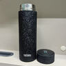膳魔師（THERMOS）香港直郵純鈦抗菌保溫杯智能顯溫雙層商務(wù)茶水分離便攜車(chē)載水杯子 玄石黑-420ml 曬單實(shí)拍圖