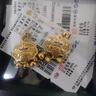 周六福  黃金吊墜女款足金小福鈴掛件送女友禮物 計價(jià) 4.66g 曬單實(shí)拍圖
