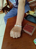 夢(mèng)至尊999男士手鏈 白足銀男生手鏈999馬鞭鏈男款扁鏈實(shí)心手鏈64-65克20.5厘米12mm 曬單實(shí)拍圖