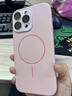 巴蒂尼 細圈Magsafe磁吸適用蘋果16手機殼iPhone16promax新款液態(tài)硅膠15帶鏡頭膜14相機按鍵保護13全包 【砂粉色】水晶鏡頭膜*AI拍照按鍵*磁吸充電 iPhone 16 Pro  曬單實拍圖