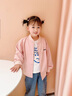 G. DUCKKIDS童裝女童外套春秋2025新款兒童衣服洋氣卡通印花女寶寶長(zhǎng)袖夾克衫 粉色 90 尺碼1~2歲【 80-90cm】 曬單實(shí)拍圖