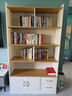 耐賽爾書柜實(shí)木書架落地學(xué)生家用客廳展示置物架辦公室收納柜子儲(chǔ)物柜 【15mm加厚板材】100CM兩門兩抽 曬單實(shí)拍圖